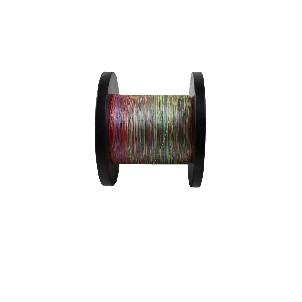 4 x Braid Fishing Line Multicoloured 1000M-10Lb 20Lb 30Lb 40Lb 50Lb 60Lb 80Lb