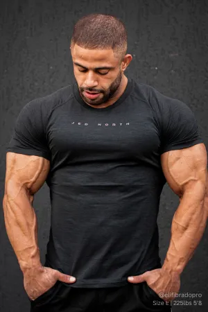 Agile Short Sleeve Training Tee - Charcoal Black