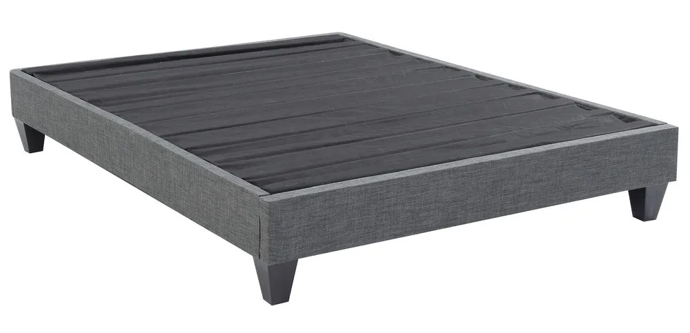 Alexia Grey Fabric Twin Platform Bed