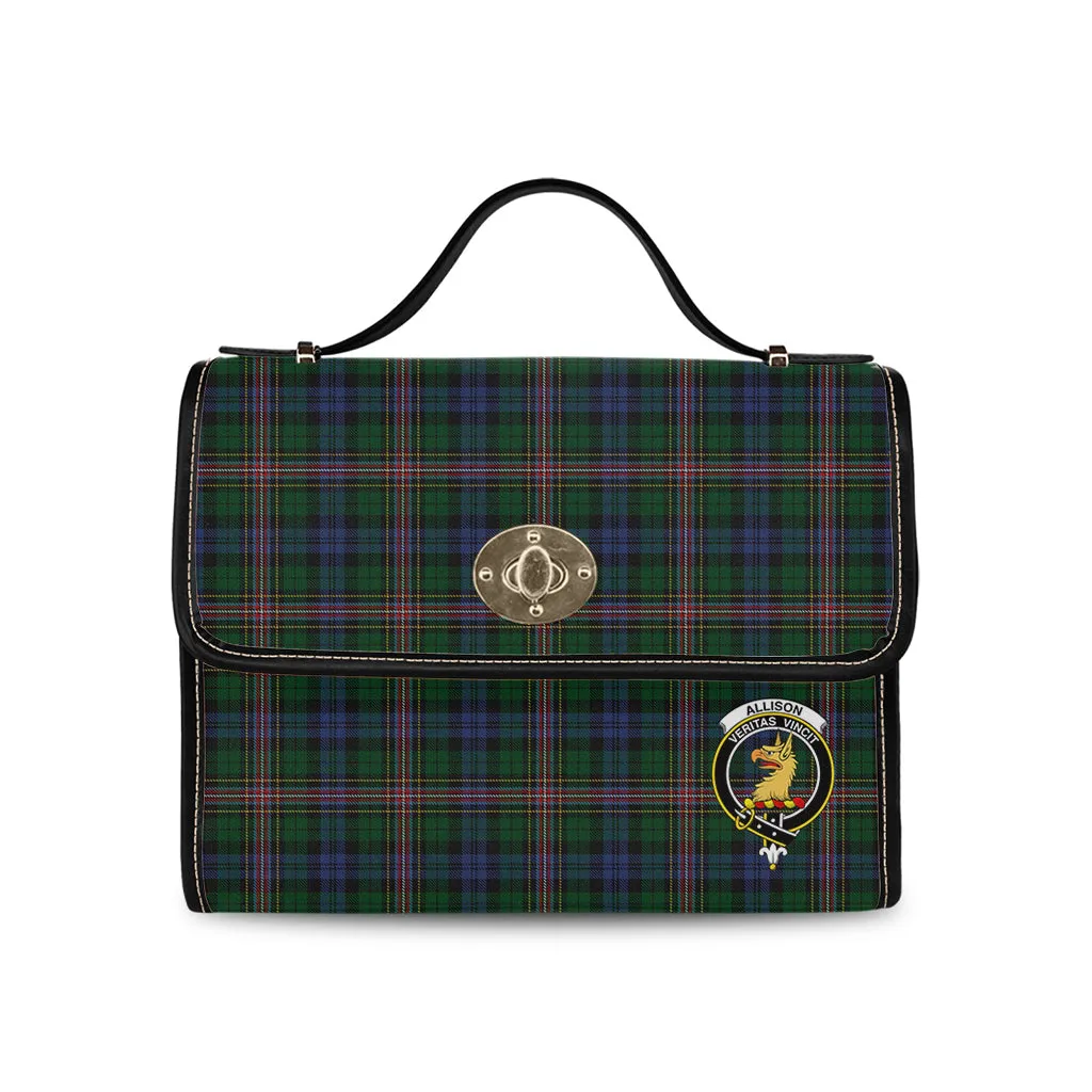 Allison Tartan Waterproof Canvas Bag with Family Crest