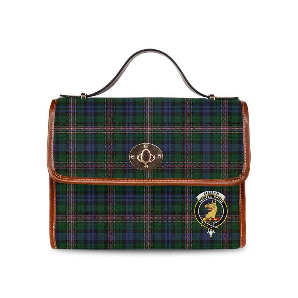 Allison Tartan Waterproof Canvas Bag with Family Crest