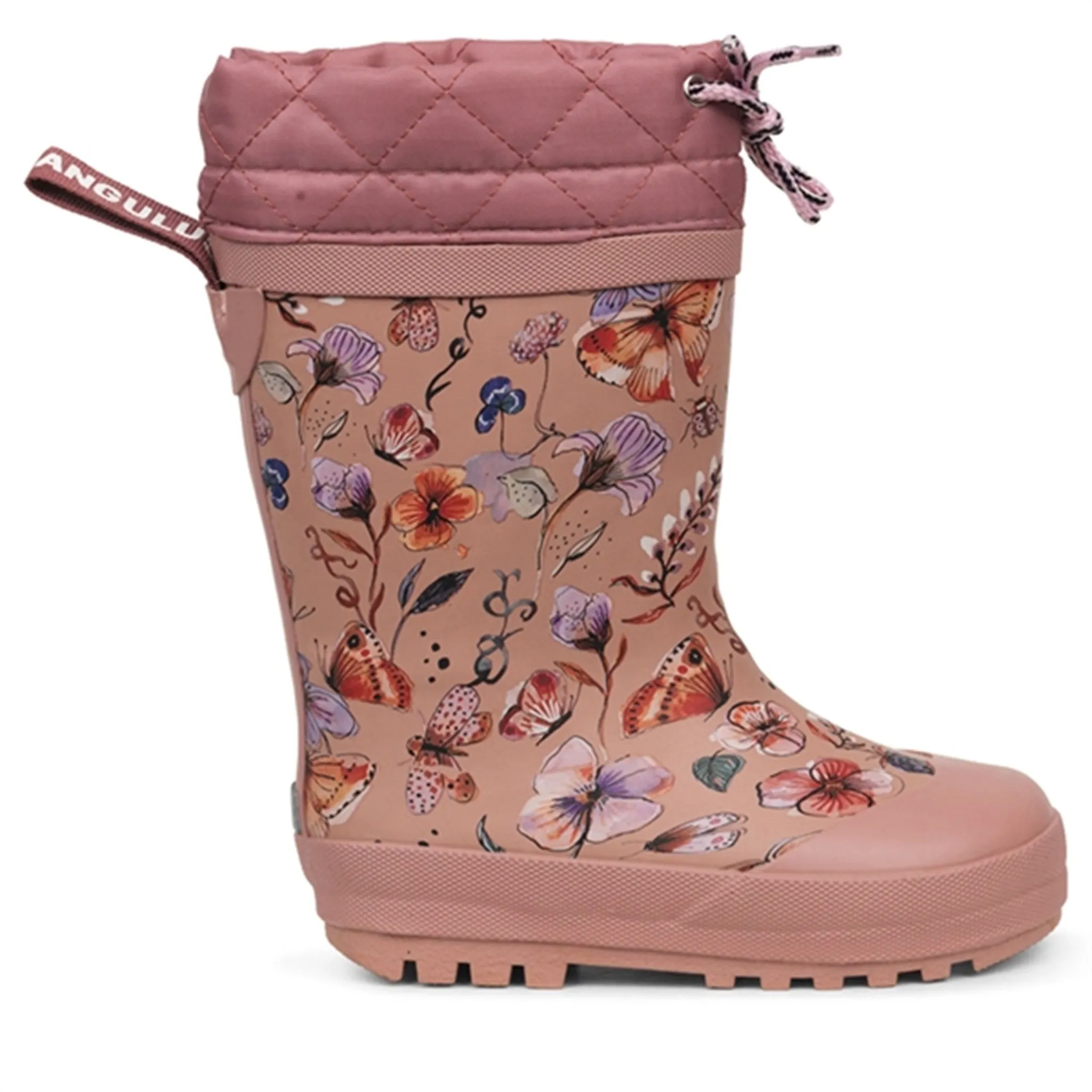 Angulus Thermo Rubber Boots Butterfly Print