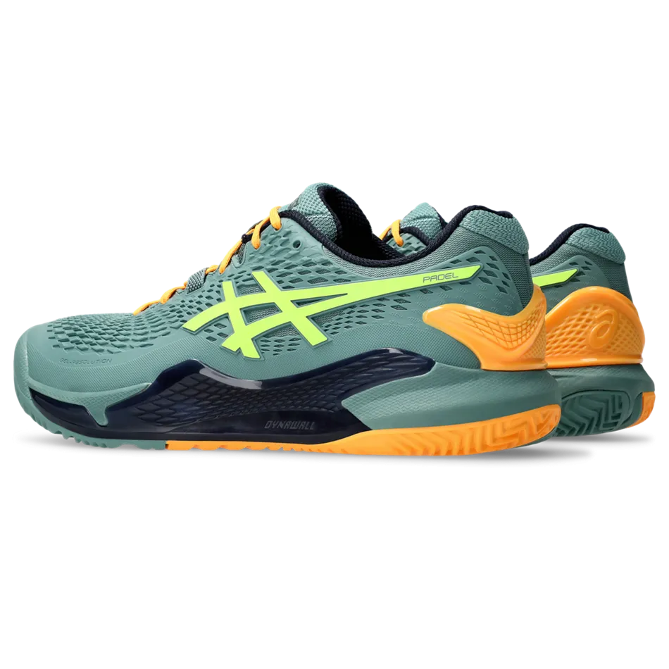 Asics Men's Gel Resolution 9 Padel Shoes Cleadon Safety Yellow