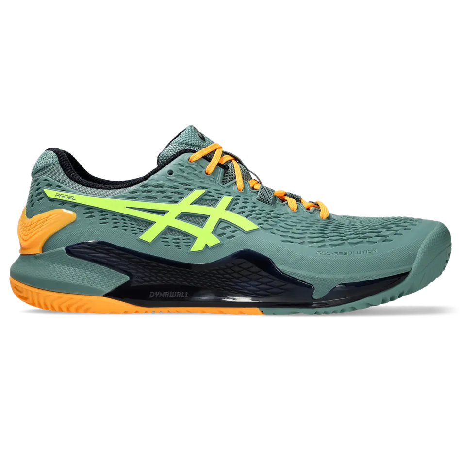 Asics Men's Gel Resolution 9 Padel Shoes Cleadon Safety Yellow