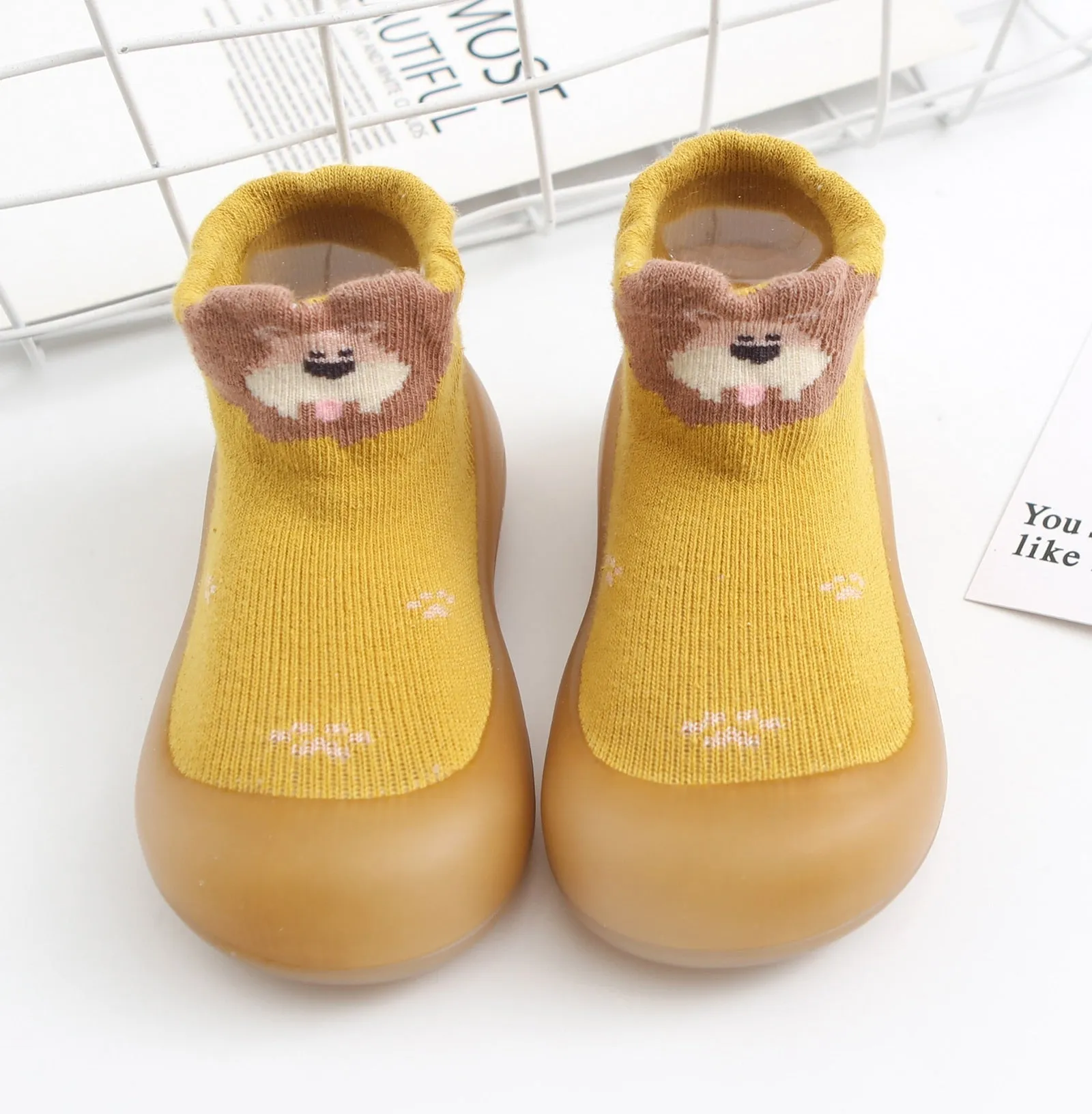 Baby Socks Shoes/ Cotton Breathable Lightweight Slip-on Sneak