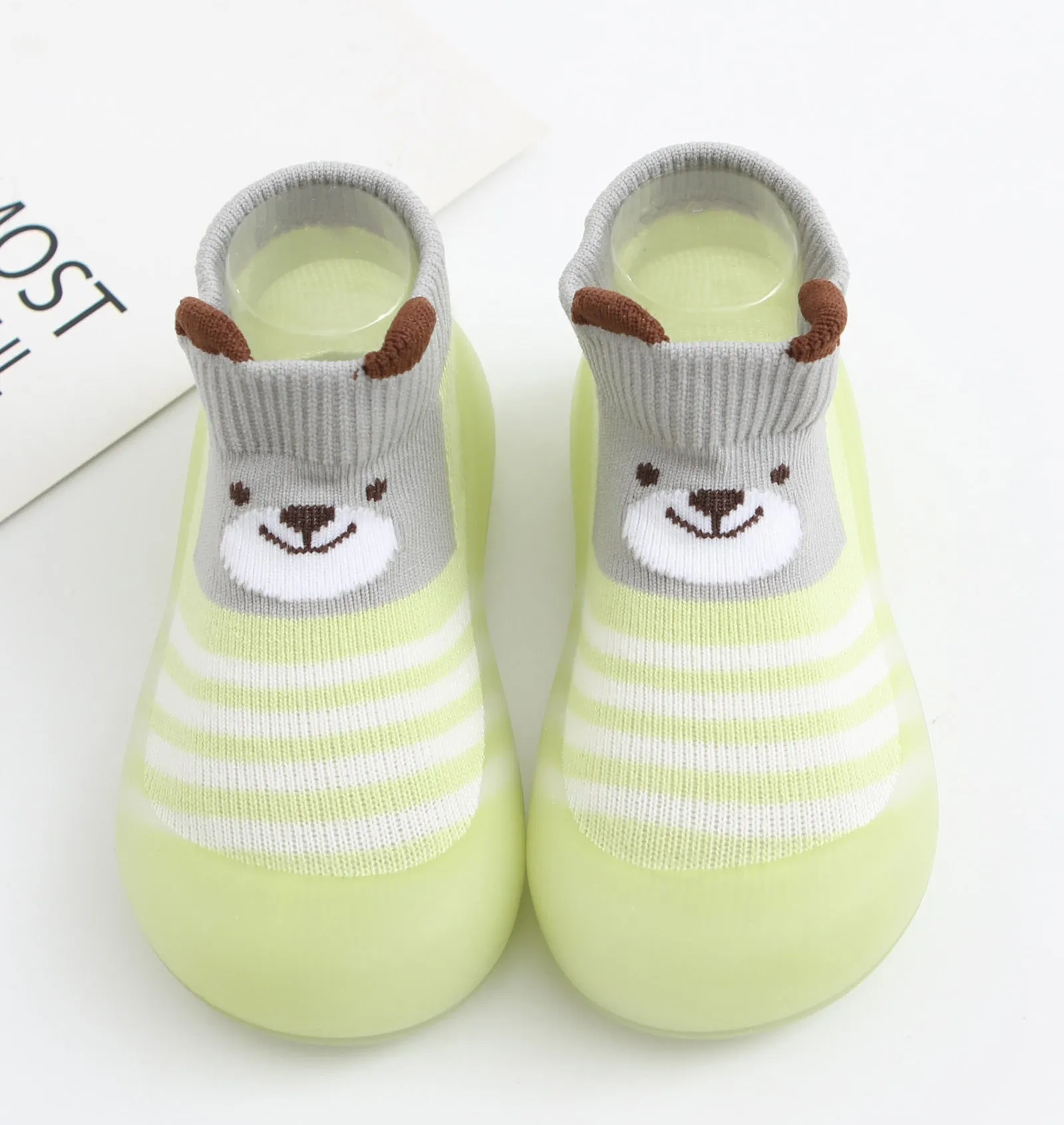 Baby Socks Shoes/ Cotton Breathable Lightweight Slip-on Sneak