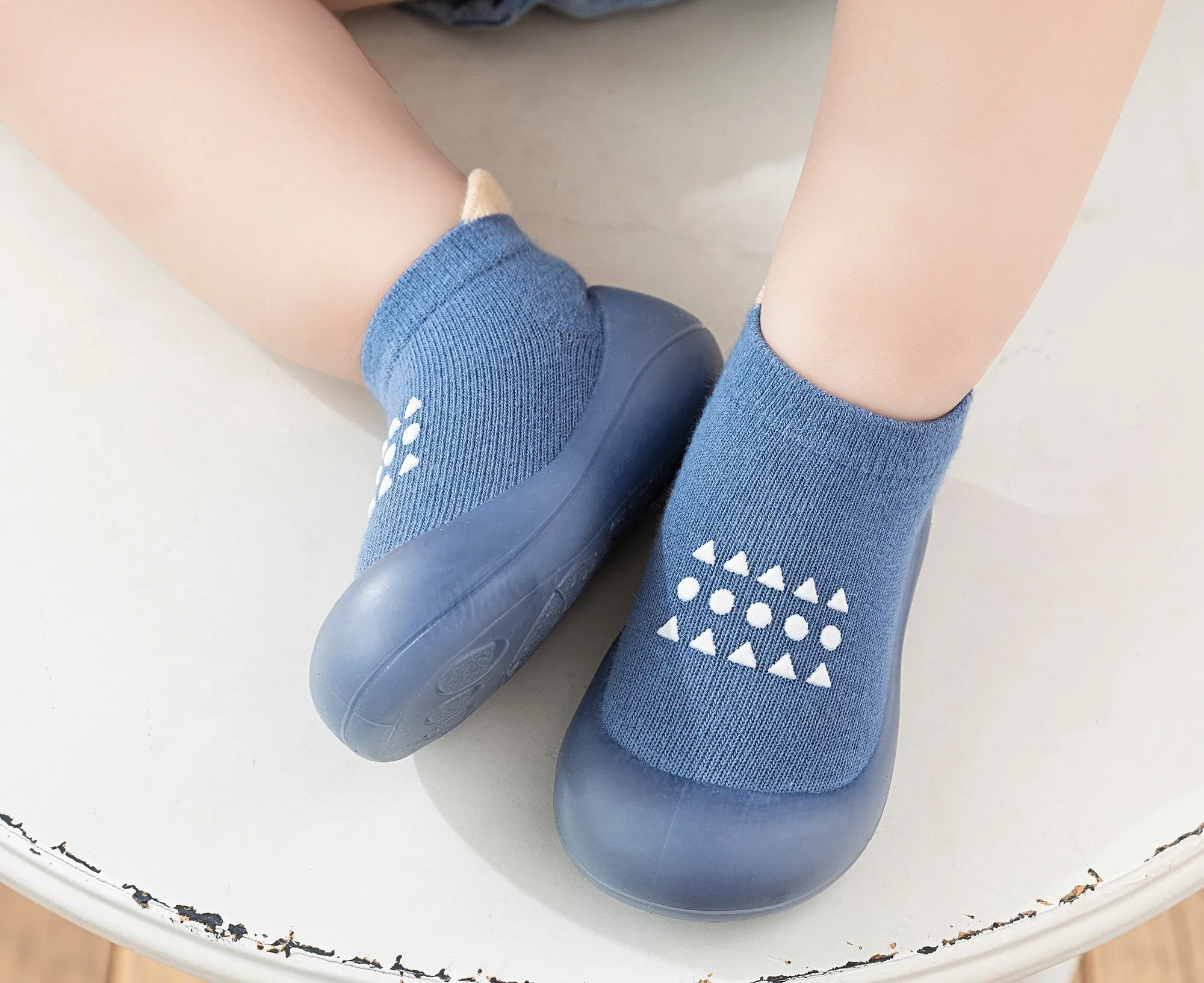 Baby Socks Shoes/ Cotton Breathable Lightweight Slip-on Sneak