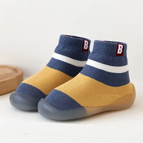 Baby Socks/ Shoes Infant Color Matching Cute Kids Boys Shoes for 4-6 yrs