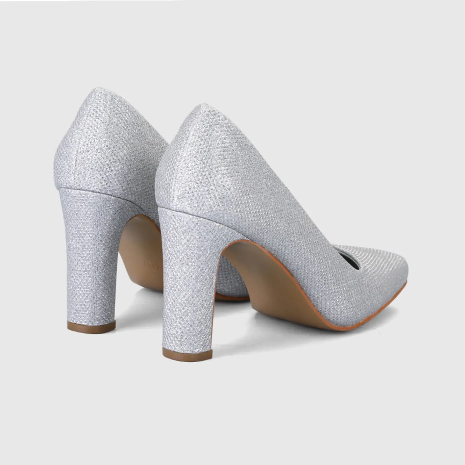 Chunky Block Heel Working Pumps