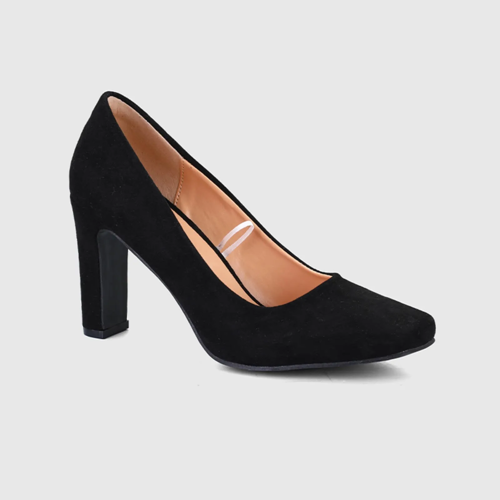 Chunky Block Heel Working Pumps