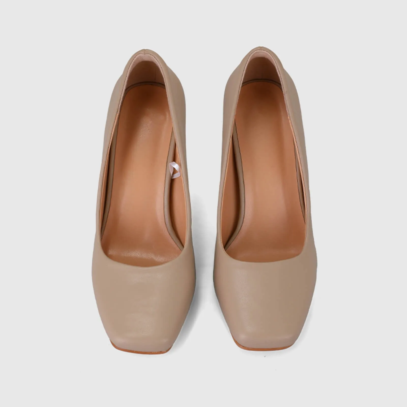 Chunky Block Heel Working Pumps