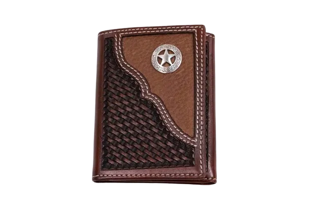 Cowboy Chrome Men's Trifold Wallet