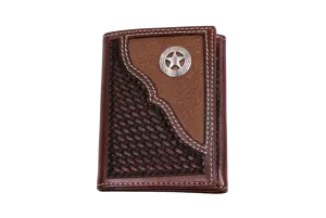 Cowboy Chrome Men's Trifold Wallet