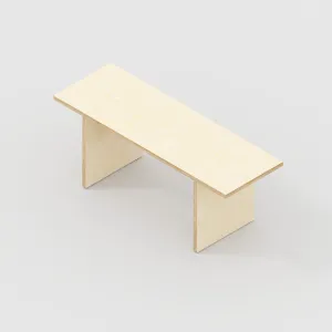 Custom Plywood Platform Bench