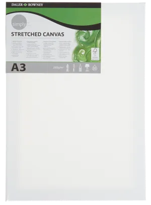 Daler Rowney Simply Stretched Canvas 29.7*42cm/A3