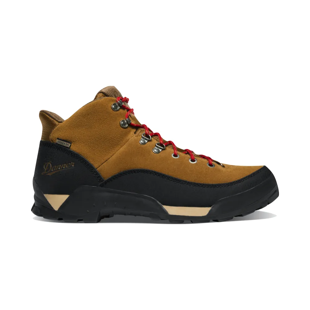 Danner Men's Panorama Mid Waterproof Hiker (Brown/Red)