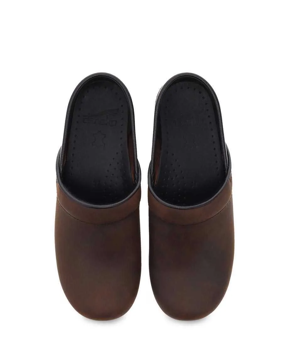 Dansko Professional Clog Color: Antique Brown/Black