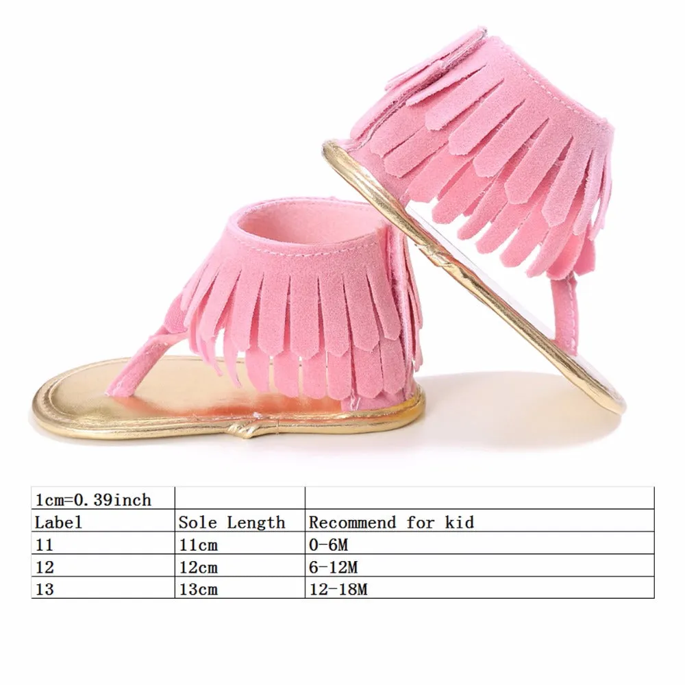 Infant Fringed Sandals