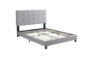 Ivy Queen Bed - Light Grey