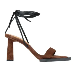 Jacquemus sandals, dark brown