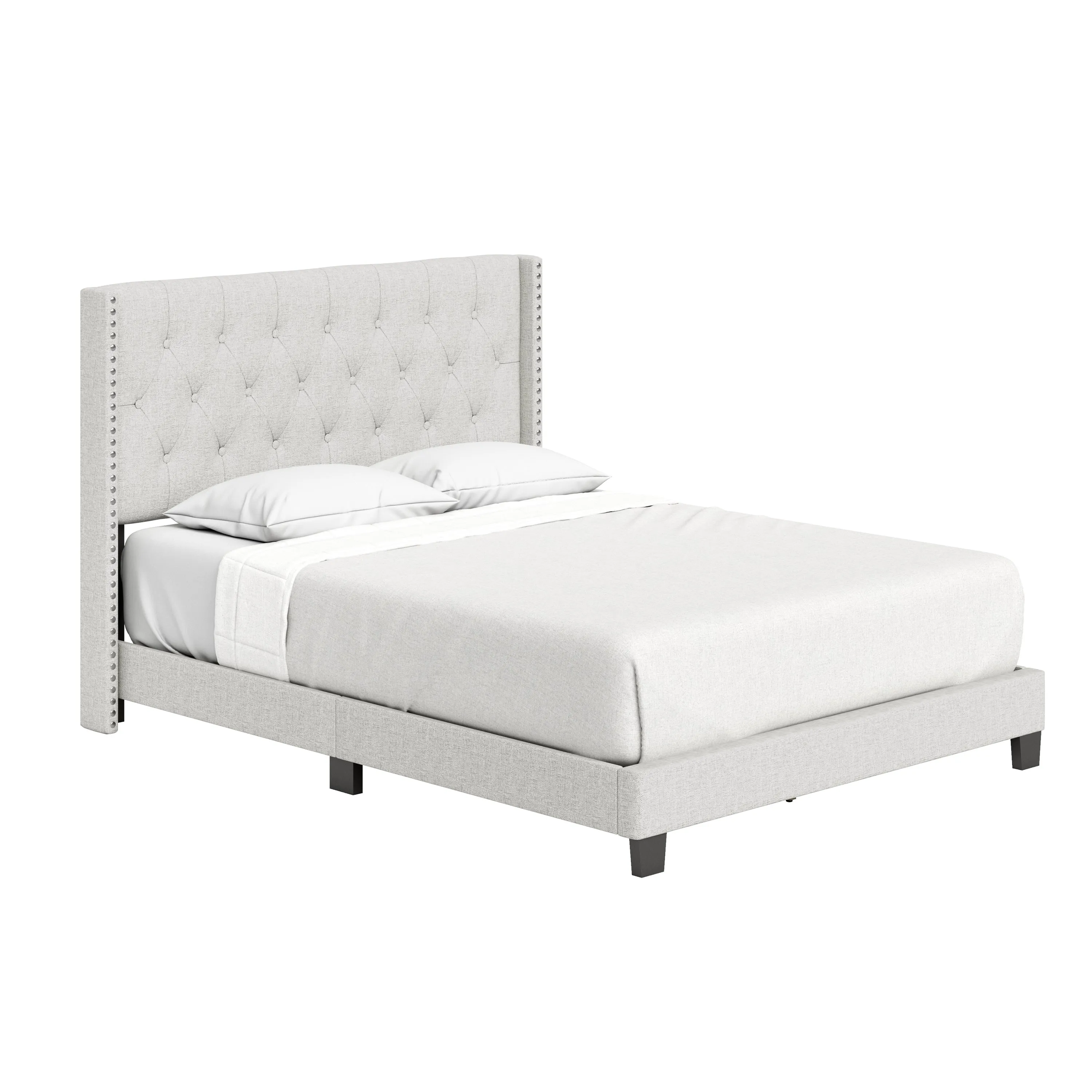 Mia Upholstered Platform Bed