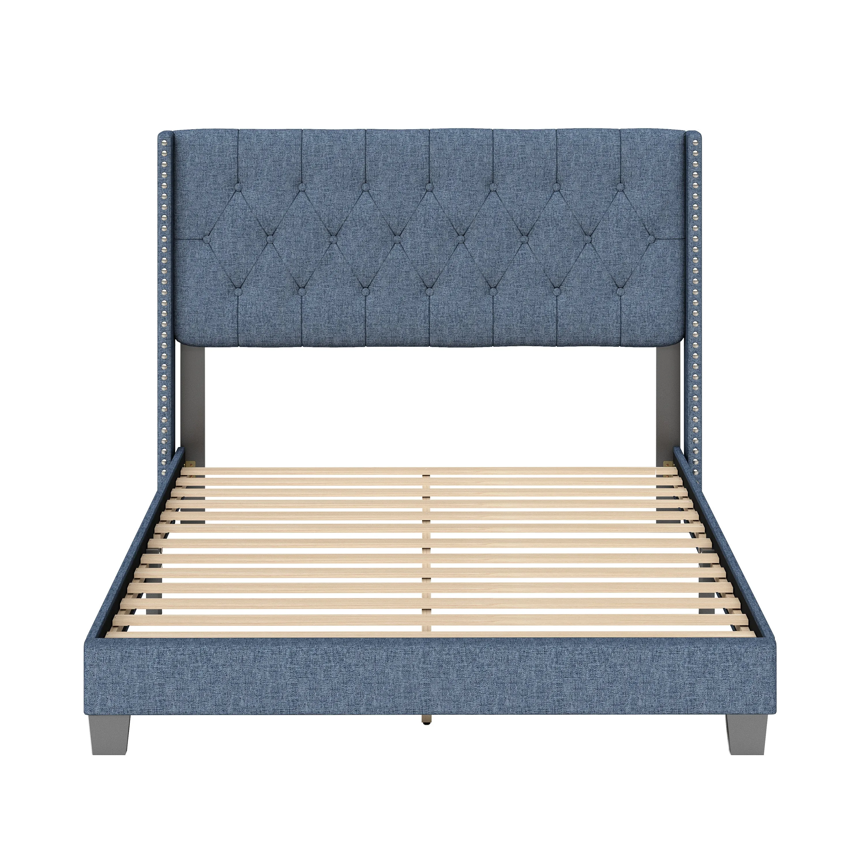 Mia Upholstered Platform Bed