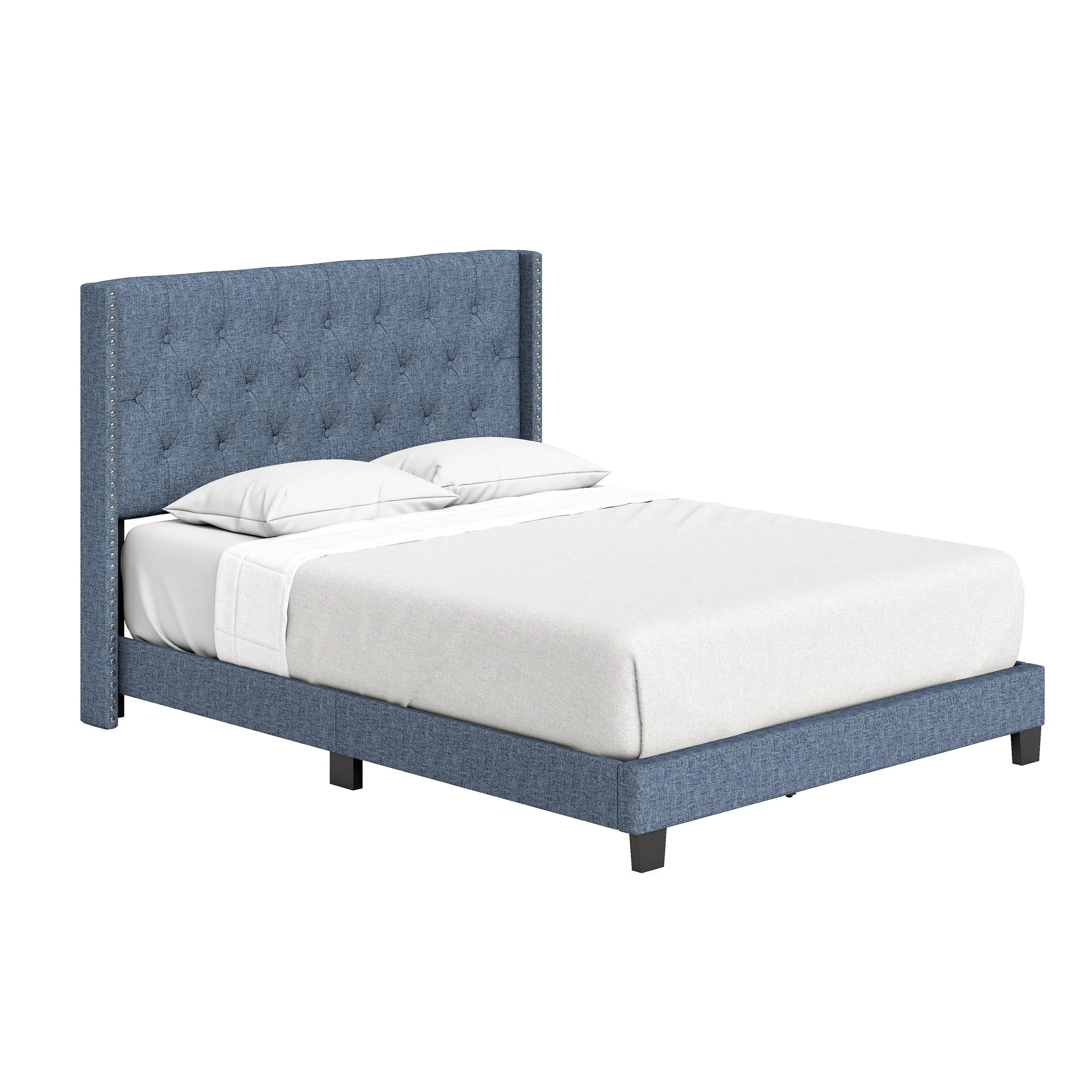 Mia Upholstered Platform Bed