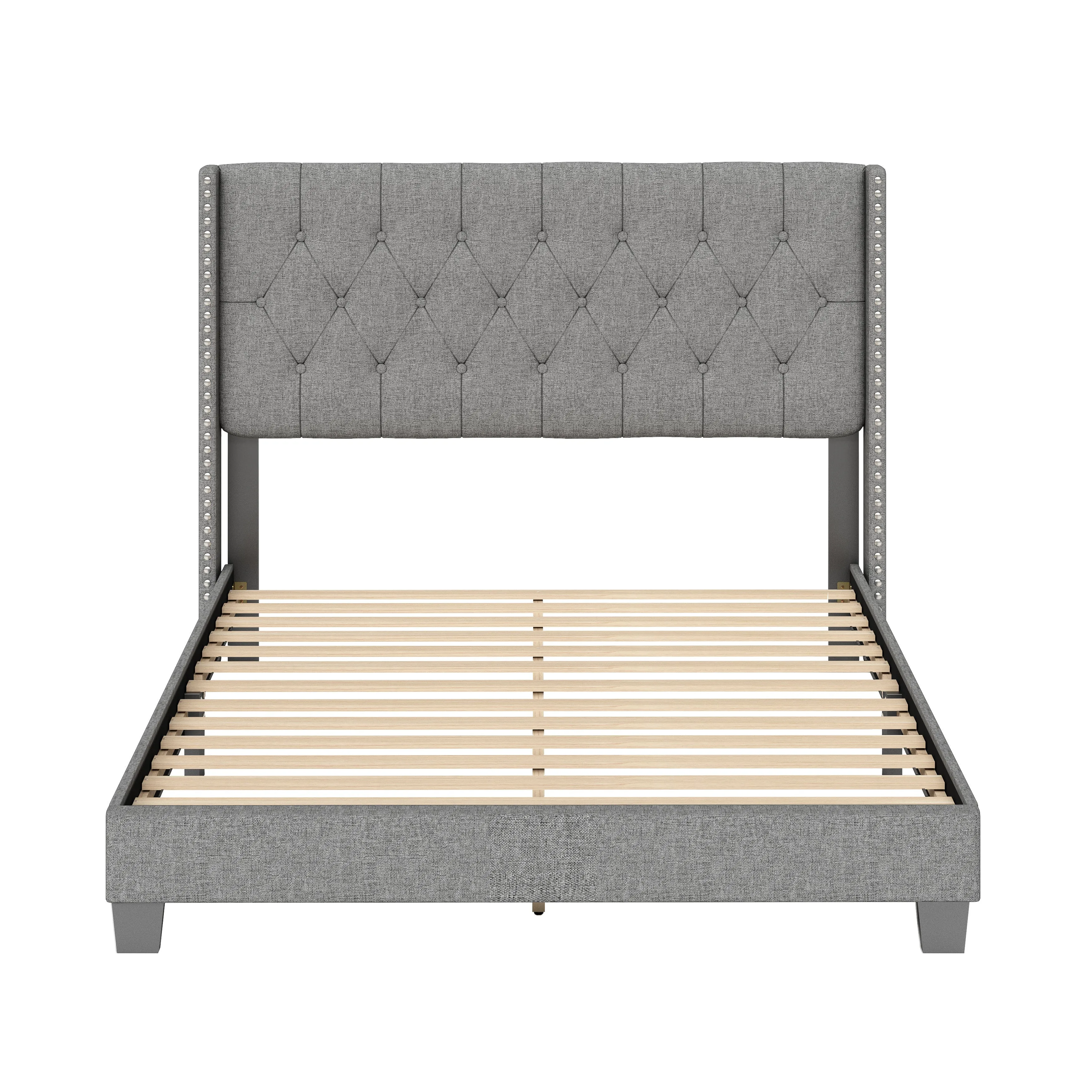 Mia Upholstered Platform Bed