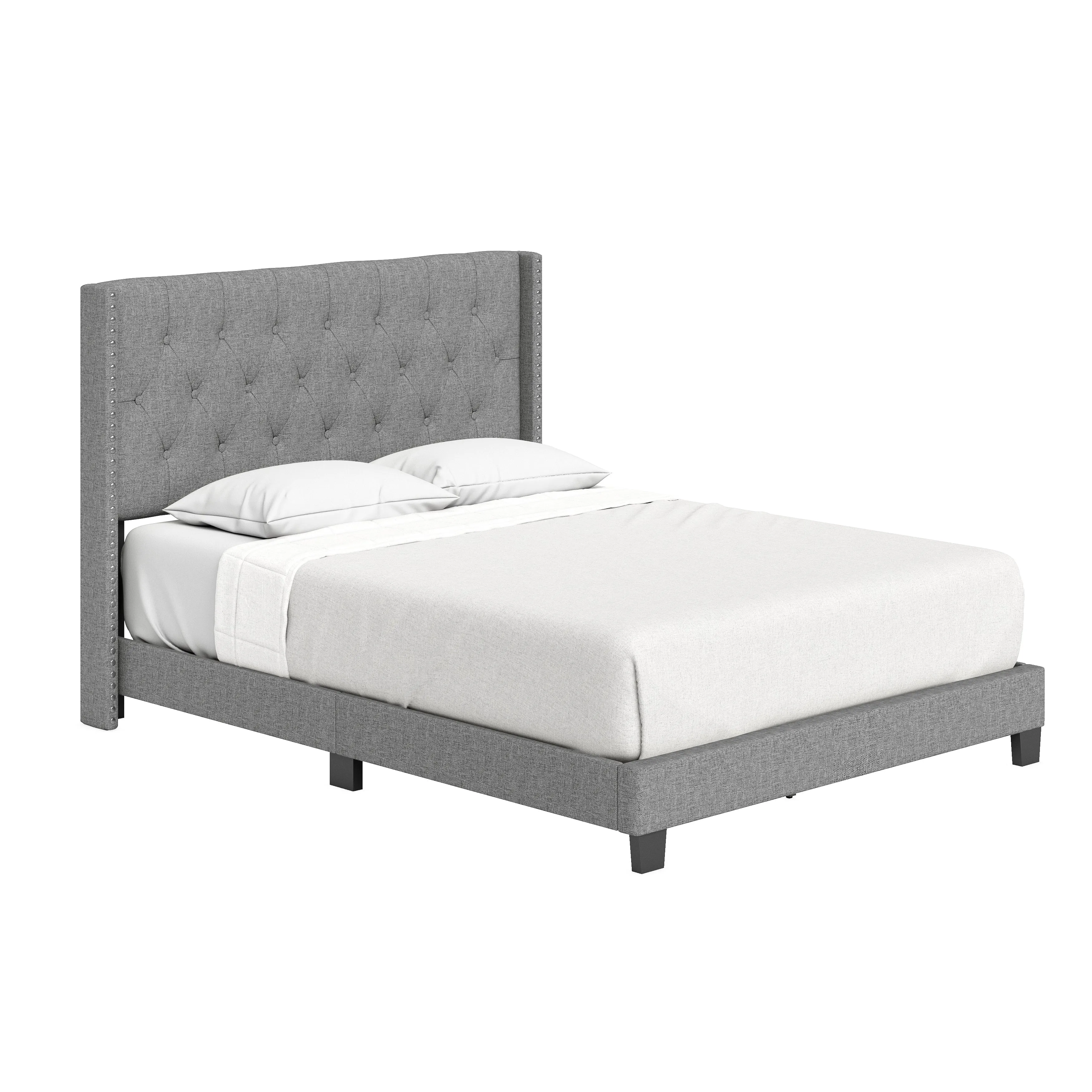 Mia Upholstered Platform Bed