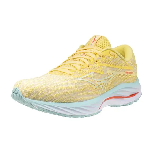 Mizuno | Wave Rider 27 | Women's | Anise Flower/White