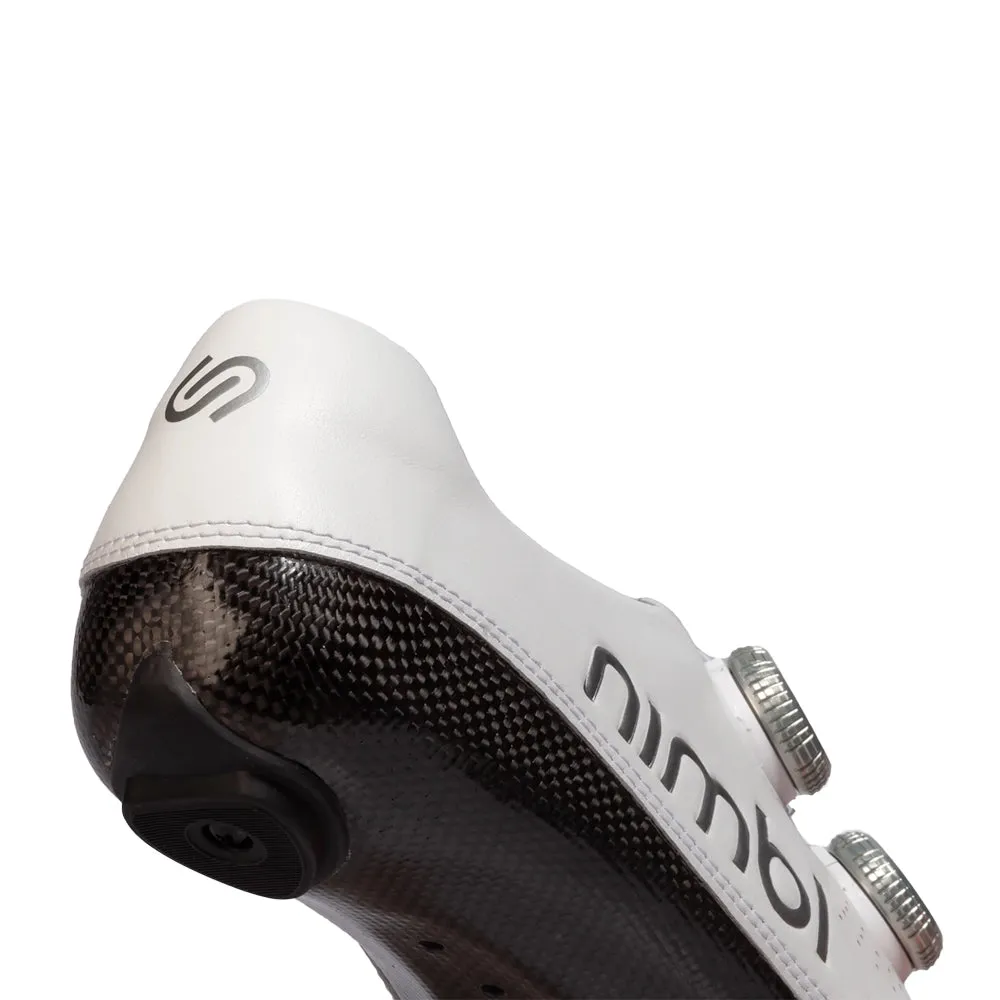 NIMBL Road Cycling Shoes Ultimate - White/Silver