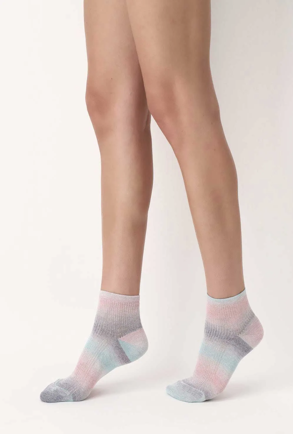 Oroblu Glowing Multicoloured Crew Socks