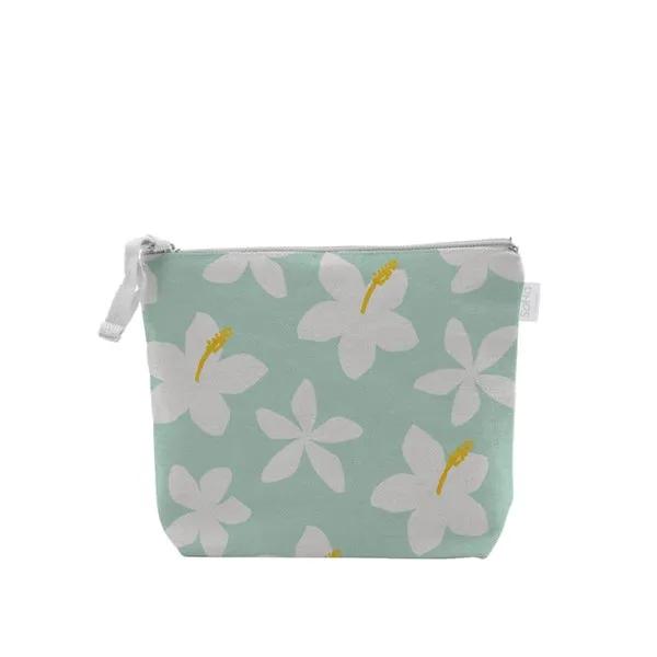 Plumeria Sky Cosmetic Bag, Large