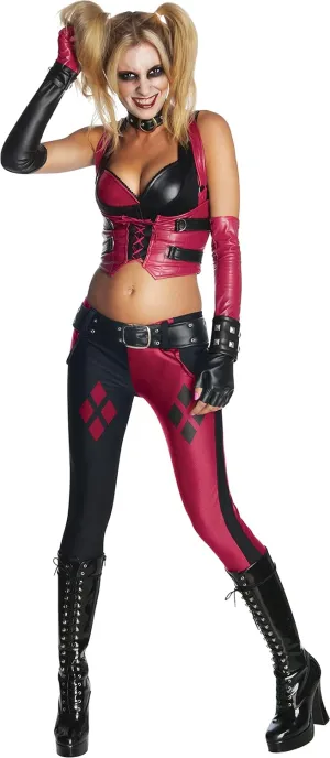 Rubie's Batman Arkham City Harley Quinn Women's Sexy Costume