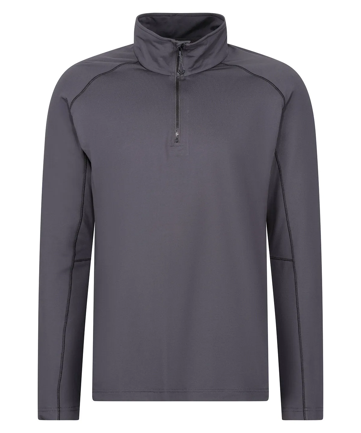 Seal Grey - Core stretch half-zip mid-layer