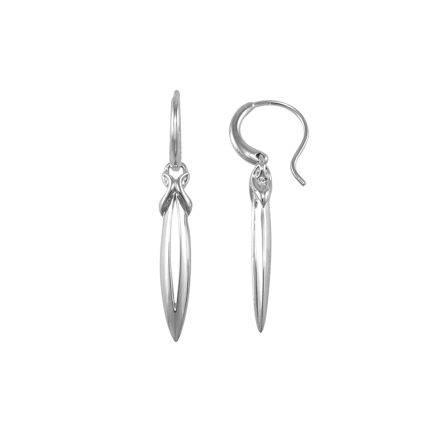 Stiletto Earring Small - Sterling Silver