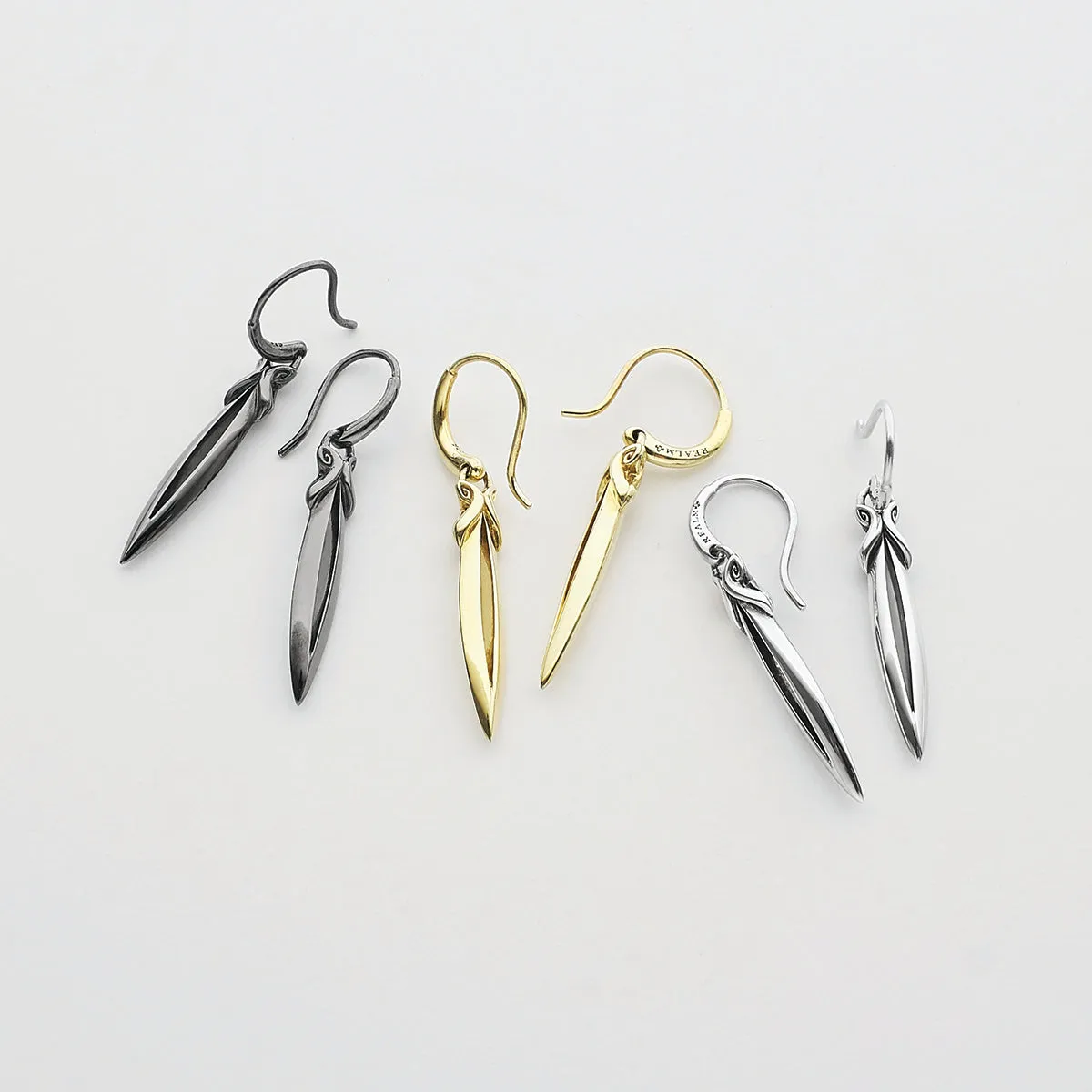 Stiletto Earring Small - Sterling Silver