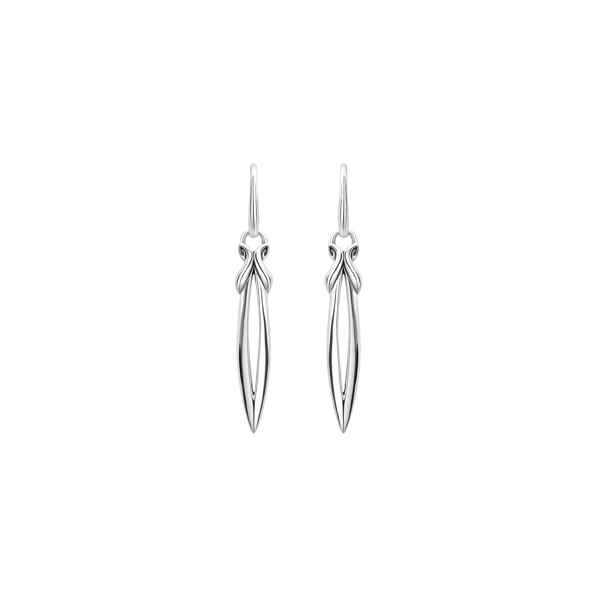 Stiletto Earring Small - Sterling Silver