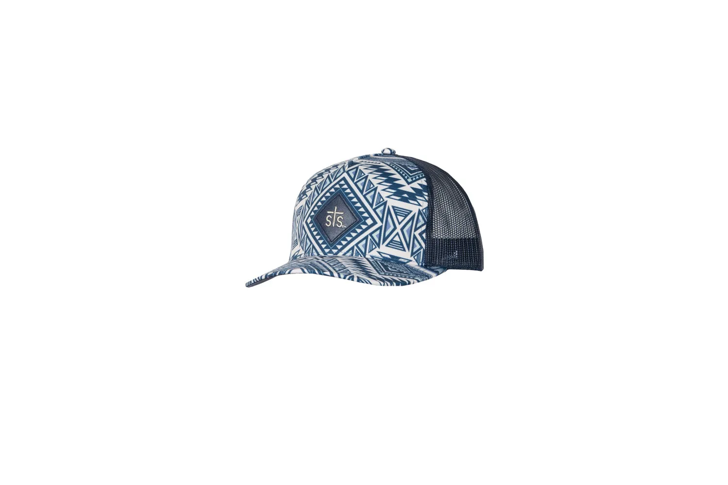 STS Ranchwear Unisex Ryland Diamond Patch Blue Cotton Blend Baseball Cap Hat