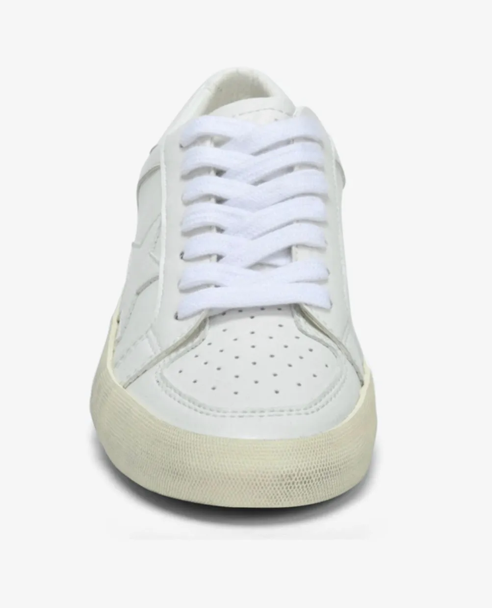 Vintage Havana Genuine Leather Sneakers: White Madness